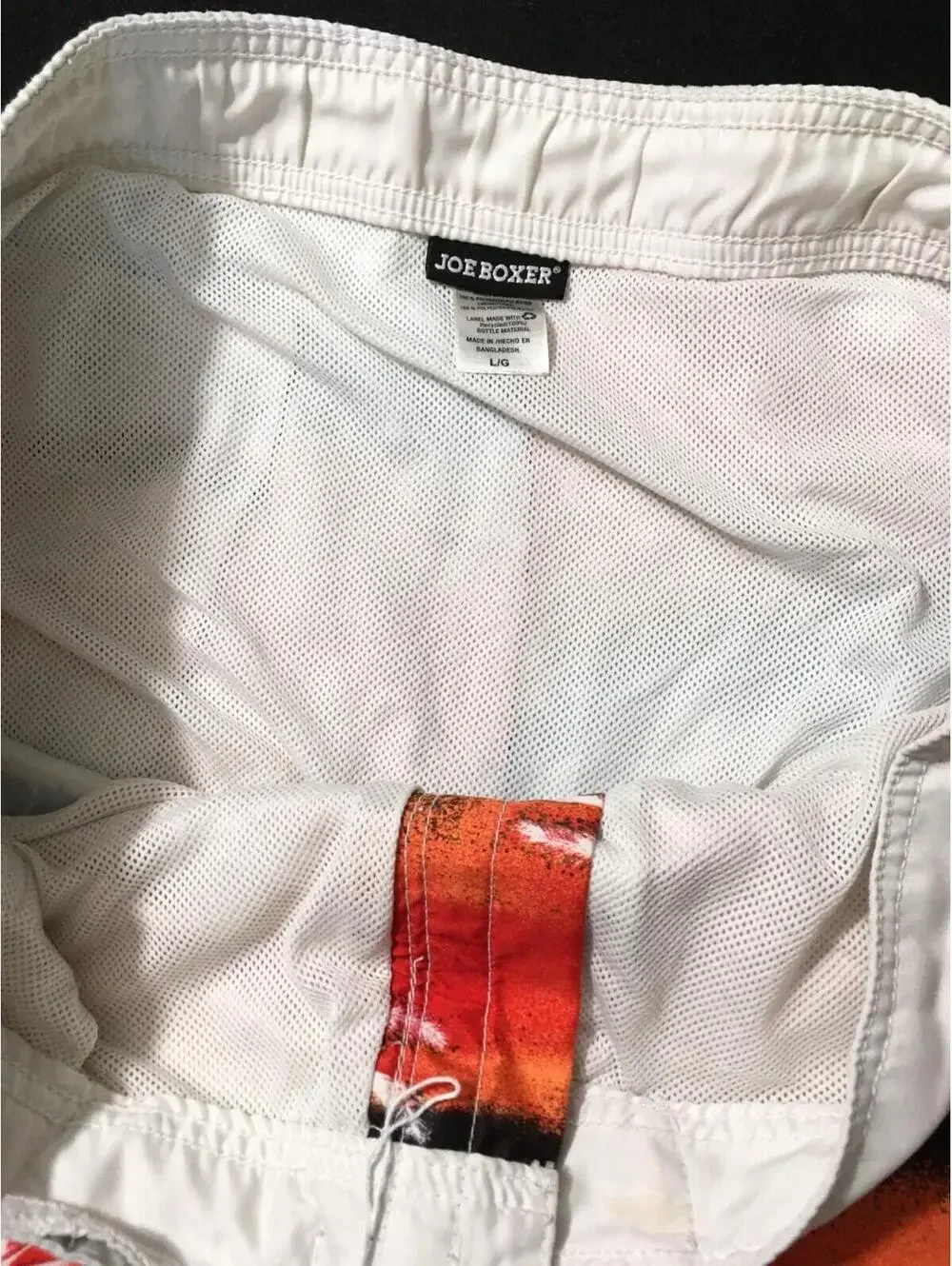 Joe Boxer Board Shorts Swim Trunks Mens Large palms tropical Lined - Picture 13 of 15